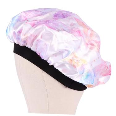 Imagem de Ipetboom boné de quimioterapia touca de cabelo de cetim chapéu feminino gorro de chapéu de noite touca de banho touca banho toucas de banho elasticidade chapéu de malha