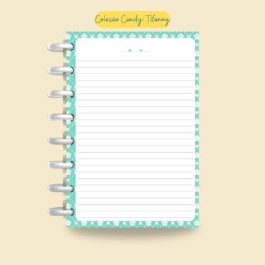 Imagem de Refil Para Caderno de Disco Sistema Inteligente | Candy Tifanny (G 11 Furos)