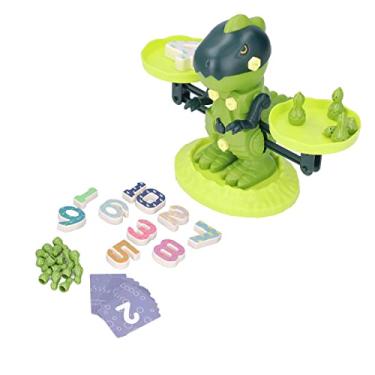 Imagem de Conjunto De Brinquedos Para Balança De Dinossauro MOUMOUTEN, Material Plástico Balança De Equilíbrio Educacional Brinquedo De Ensino De Matemática Para Crianças Desenvolvimento Intelectual Infantil
