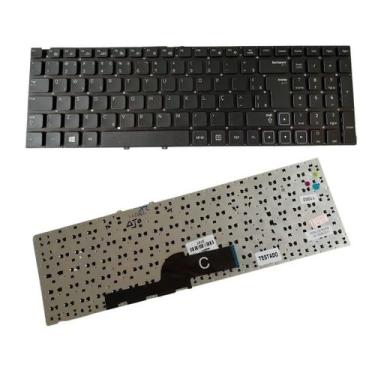 Imagem de Teclado Para Samsung Np300e5a Com Alfa Numérico Compatível - Keyboard