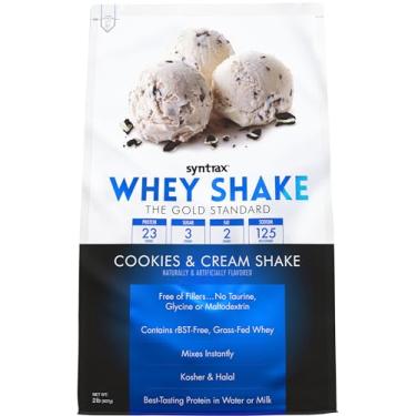 Imagem de Whey Shake (900g) Syntrax Sabor:Cookies & Cream Shake