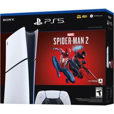 Imagem de Playstation 5 Slim Edição Digital Console Spider-man Bundle Slim