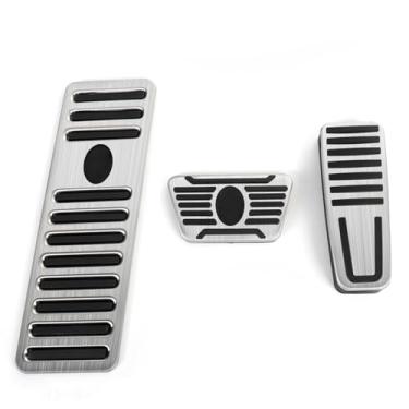 Imagem de AEETUED Capas antiderrapantes para pedal de freio e acelerador de gás de alumínio sem perfuração adequadas para Maserati Levante Ghibli Quattroporte 2014 2015 2016 2017 2018 2019 2020 2021