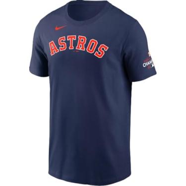 Imagem de Nike Camiseta masculina World Series Champions Houston Astros Alex Bregman #2, Azul marino, G