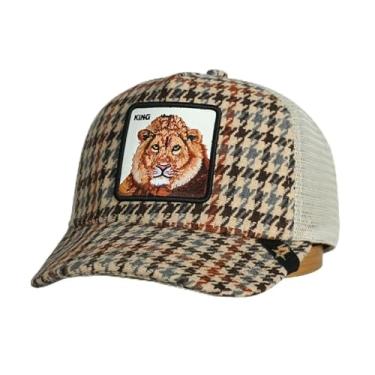 Imagem de Boné de urso bordado chapéu de inverno para homens e mulheres boné ajustável snapback, Marrom claro 715d, Tamanho Único
