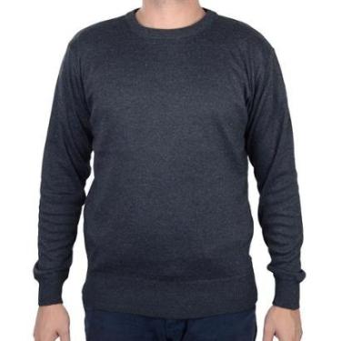 Imagem de Blusa Masculina Broken Rules By Mooncity Tricot Cinza Grafite - 590137-Masculino