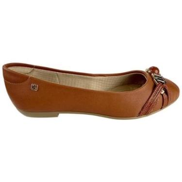 Imagem de Sapatilha Confort Marrom com Detalhe Metal e Tira - SANTINELLI-Feminino