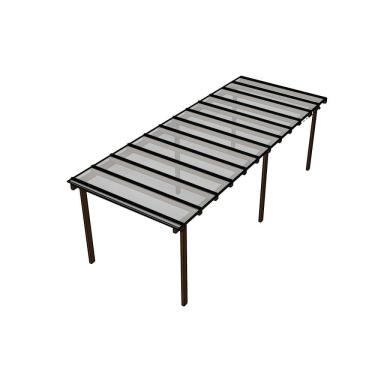 Imagem de Kit Policarbonato Cristal 6mm 8,00m x 6,00m - Perfis Naturais