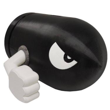 Imagem de Bullet Bill Mario Bala Canhão 3D Geek Porta Objeto
