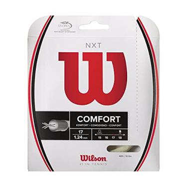 Imagem de Wilson NXT 17 Cordas de Tênis - Conjunto Branco