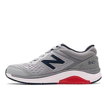 Imagem de New Balance Tênis de caminhada masculino 847v4, Marrom/bronze prateado., 9 Narrow