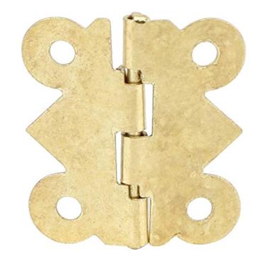 Imagem de Fechadura de Armário de Metal Com 100 Peças, Acessórios de Hardware para Caixa de Joias, Ferrolho Decorativo, Faixas Antigas de Borboleta, Ferrolho Decorativo retrô para (Amarelo