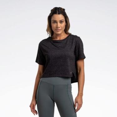 Imagem de Camiseta Reebok Active Cropped Manga Curta Feminina-Feminino