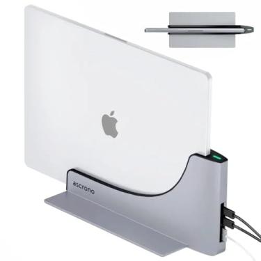 Imagem de Estação de ancoragem MacBook Air - perfeita para MacBook Air de 13 polegadas (M2, M3 e M4 2022-2025) - Estação de ancoragem Magsafe compatível com Mac com duas portas USB-C Thunderbolt 4 - apenas base