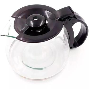 Imagem de Kit 2 Jarras para Cafeteira Britania Cp30 Inox Vidro Preta - Mistral