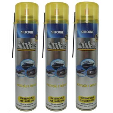 Imagem de Kit 3 Silicone Autobelle Multiuso 300 Ml Carro Barco Avião