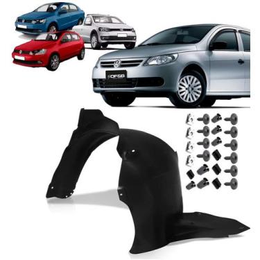 Imagem de Par Parabarro Gol Saveiro Voyage G5 G6 G7 G8 + Kit Presilhas - Volkswa