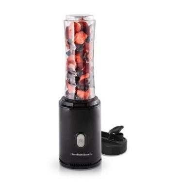 Imagem de Liquidificador Individual Preto, Dois Copos, Personal Blende - Hamilto