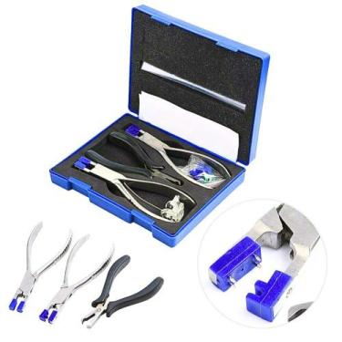 Imagem de 01 Kit Alicate Silhouette Conserto Óculos Relojoaria Joalheiro Bucha b