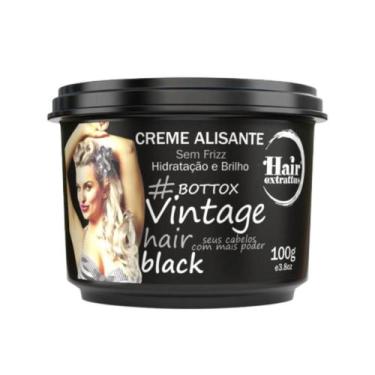 Imagem de Creme Alisante Bottox Vintage Hair Black - 100g - Hair Extrattus