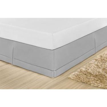 Imagem de Saia Para Cama Box Viúvo Ponto Palito 180 Fios Percal 80% Algodão - Ra