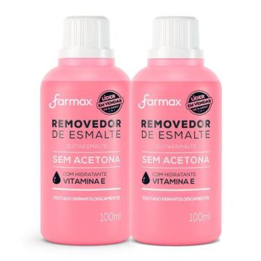 Imagem de Kit 2 Removedor de Esmalte Farmax com 100ml