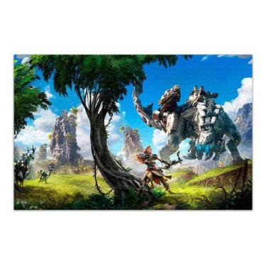 Imagem de Quebra-cabeça Personalizado Horizon Zero Dawn 60 Peças - Pomps Geek