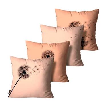 Imagem de Kit 4 Capas de Almofadas Varios modelos Terracota Mdecore