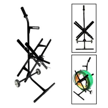 Imagem de Carrinho Preto Desbobinador para Fitas de Arquear Pet PP - Tiger Emnba