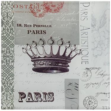 Imagem de Prato de vidro quadrado Paris