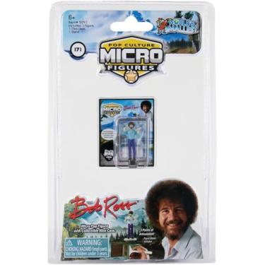 Imagem de World's Smallest Micro figura Bob Ross Cultura Pop 5041