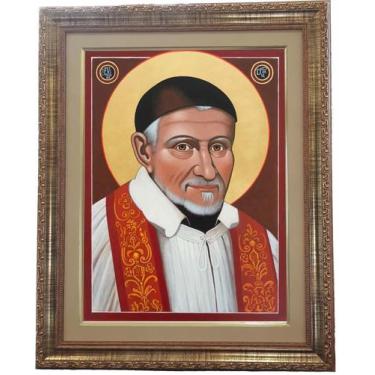 Imagem de Quadro São Vicente De Paulo, Ícone, Mod.03, 53x43cm. Angelus