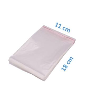 Imagem de Saco Adesivado Plastico Transparente 11x18 C/ 500 Unidades - F.S.