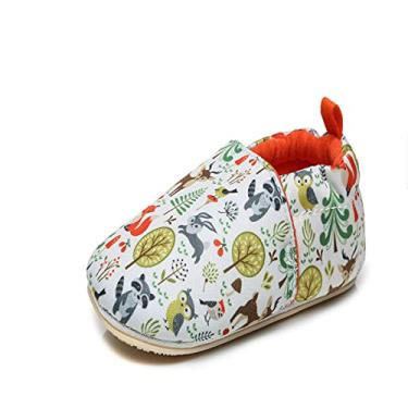 Imagem de Timatego Sapatos infantis para bebês meninos e meninas, antiderrapante, mocassim infantil, primeiro andador, casa, berço (6 a 24 meses), 05 Pássaro, 12-18 Months Toddler