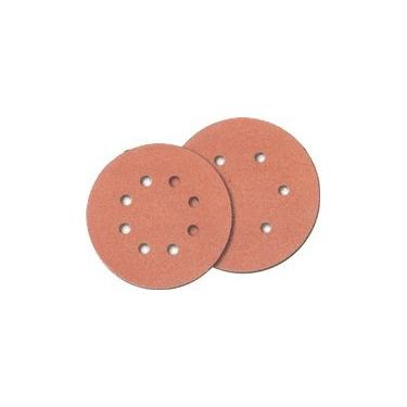 Imagem de PORTER-CABLE 736600615 Discos de lixamento de 6 furos de 6 polegadas, 6 polegadas, 6 furos, pacote com 15