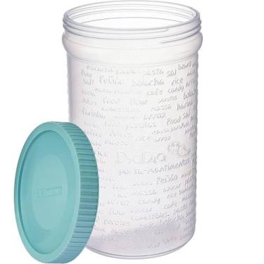 Imagem de Kit 2 Pote Porta Mantimentos De Plástico 1 L 17X10Cm - Sanremo