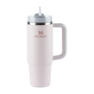 Imagem de Stanley - Quencher H2.0 FlowState 1,18L - Copo de aço inoxidável com isolamento a vácuo, tampa e canudo, para água, chá gelado, café, smoothies e muito mais, Rose Quartz