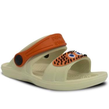 Imagem de Sandalia Papete Infantil Nº 21 ao 32 Babuche Masculino Menino Leve Macio Antiderrapante Escolar 15.18 (Bege, BR, Criança de 4 a 8 anos, Numérico, 30)