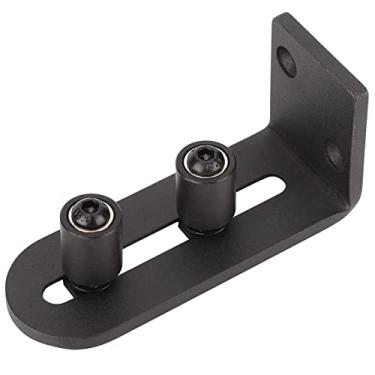 Imagem de Piso Deslizante de Aço Carbono para Porta de Celeiro Fornece Garantia de Rolamento para que Sua Porta de Celeiro Deslize Uma Guia de Piso Guia de Piso Deslizante de Piso