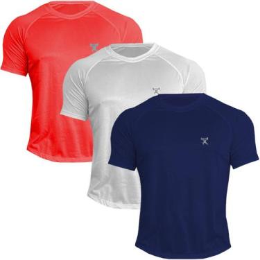 Imagem de Kit 2 Camisetas Masculina Básica Dry Fit Academia Caminhada - S.C, P, 