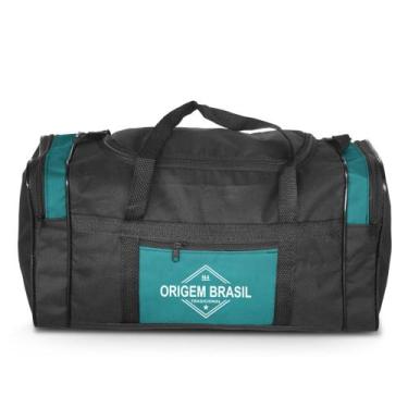 Imagem de Bolsa de Viagem e Academia Média N4 Lona Origem Brasil, Verde