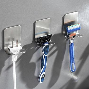 Imagem de Suporte De Lamina De Barbear Gancho De Parede Multiuso - oem
