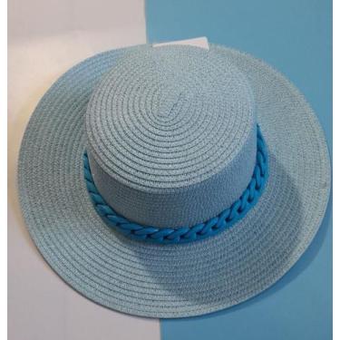 Imagem de Chapéu Paris Colorido com Corrente Tendência Verão Moda Praia - On.sho