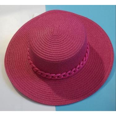 Imagem de Chapéu Paris Colorido com Corrente Tendência Verão Moda Praia - On.sho
