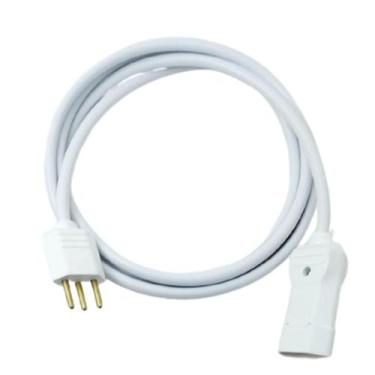 Imagem de Extensão Cordão Prolongador 2x1,5 3 pinos 10a/20a 1 M Branca - Margiri