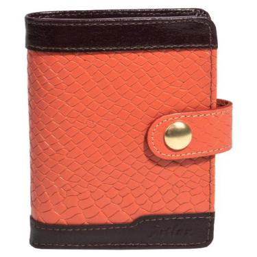 Imagem de Carteira Feminina em Couro Artlux 991, Coral