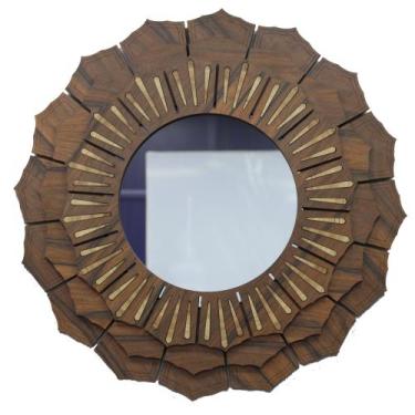 Imagem de Mandala Decorativa Ambiente Sala Quarto 70x70 38121 - CREATUS, marrom