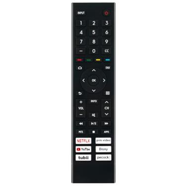 Imagem de Controle remoto infravermelho de TV de substituição compatível com Hisense Smart Android TV 75A6G 65U6G 65A6G 75U6G 70A6G 40A4H 50U6G 55A6G 43A6G 55U6G 43A4H 32A4FH 50A6G 60A6G 32A4H 50A6G 65A6G
