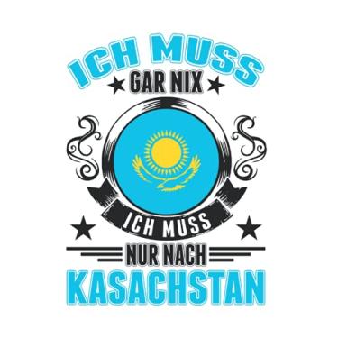Imagem de Kasachstan Notizbuch: Ich muss gar nix Ich muss nur nach Kasachstan/Kasachstan Urlaub Kasache Astana Reise / 6x9 Zoll / 120 karierte Seiten Seiten