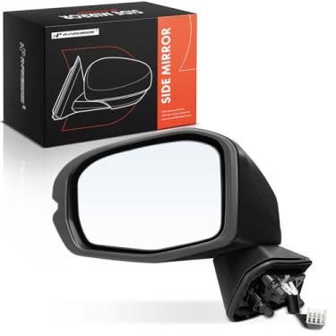 Imagem de A-Premium Espelho retrovisor externo externo dobrável preto não aquecido compatível com Honda HR-V HRV 2023